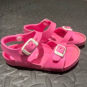 Birkenstock Kids Bright Pink Sandals